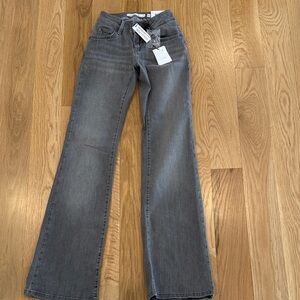 Classic Gray Flare Jeans for Women